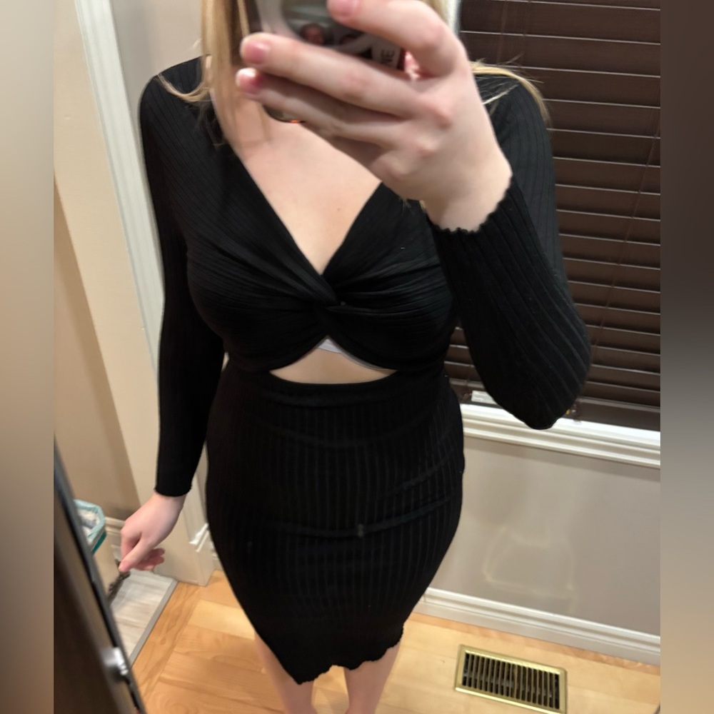 Always Black Cutout Dress